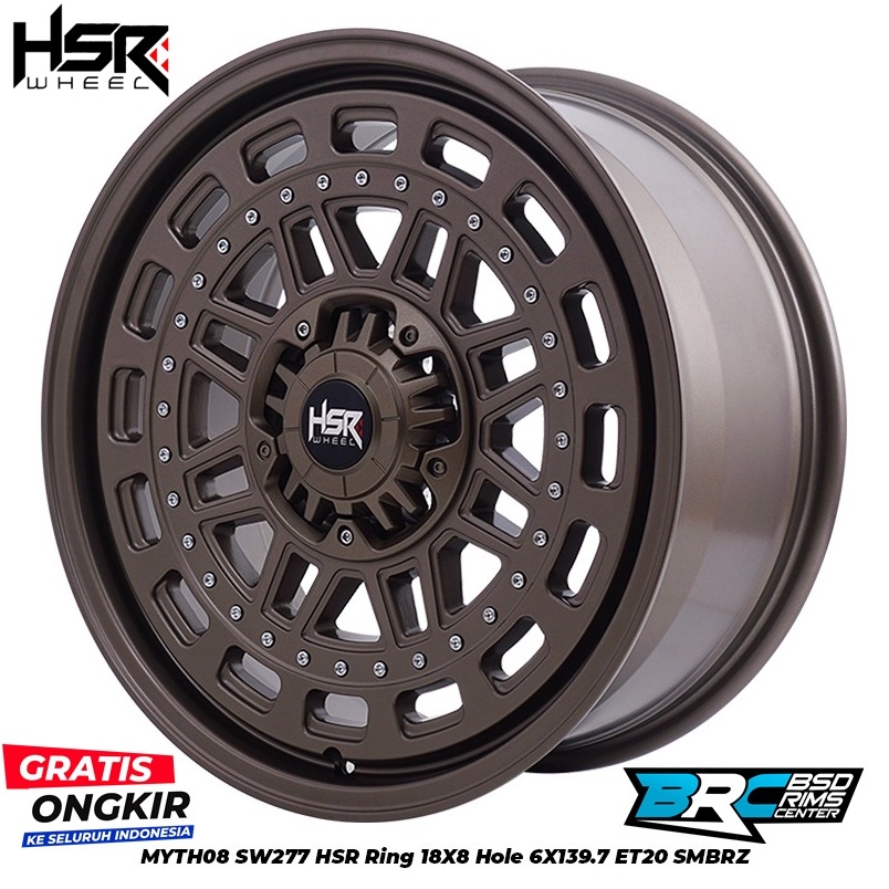 VELG MOBIL PAZERO FORTUNER HUMMER TRITON EVEREST MYTH08 SW277 HSR R18X8 H6X139,7 ET20 SMBRZ