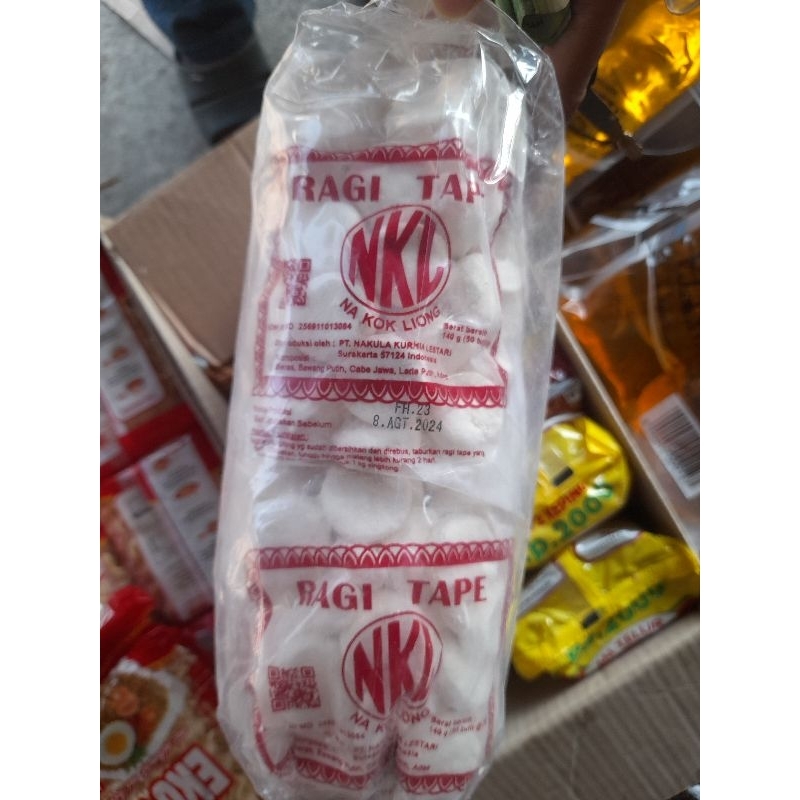

GROSIR PROMO TERMURAH RAGI TAPE NKL ISI 250 BUTIR