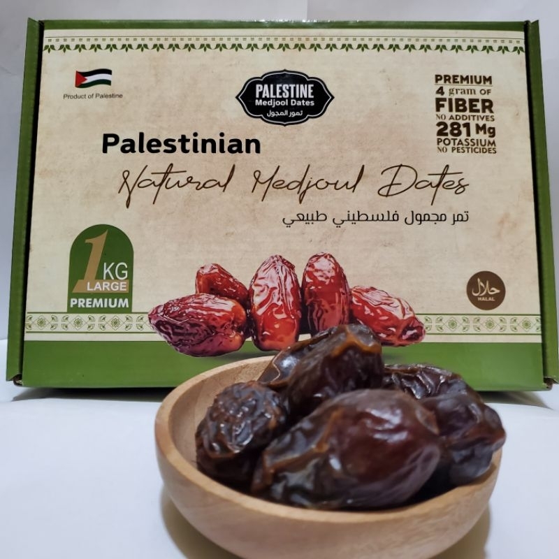 

kurma medjool palestine erowad kemasan dus 1kg