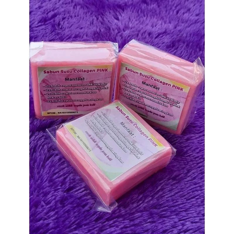 SABUN SUSU COLLAGEN PEMUTIH BADAN VIRAL VERSI TEBAL YA BUKAN TIPIS BISA BUAT NGILANGIN BEKAS KORENG 