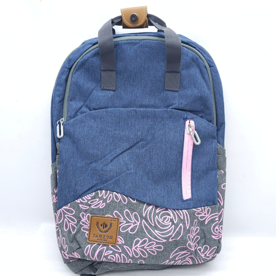 TAS TAMIKO MOTIF BUNGA + JINJING TAS + RUANG RAHASIA BAHAN KAIN KANVAS 4 RUANG MURAH ORIGINAL / TAS 