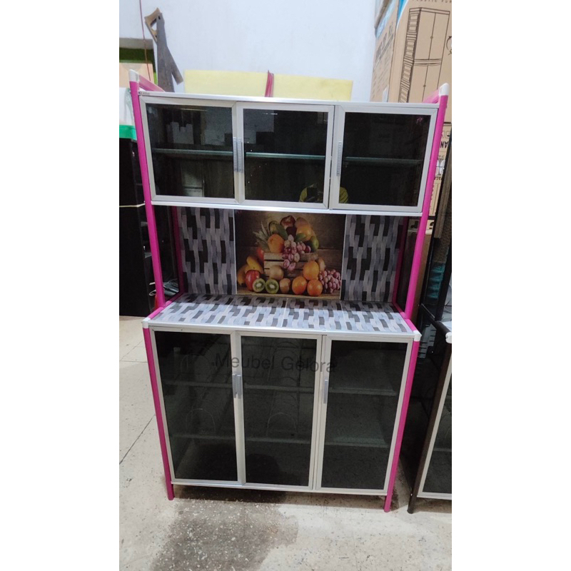 Rak Piring 3 Pintu/Lemari Piring 3 Pintu