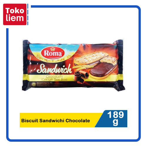 

Roma Biscuit Sandwich Chocolate 189G