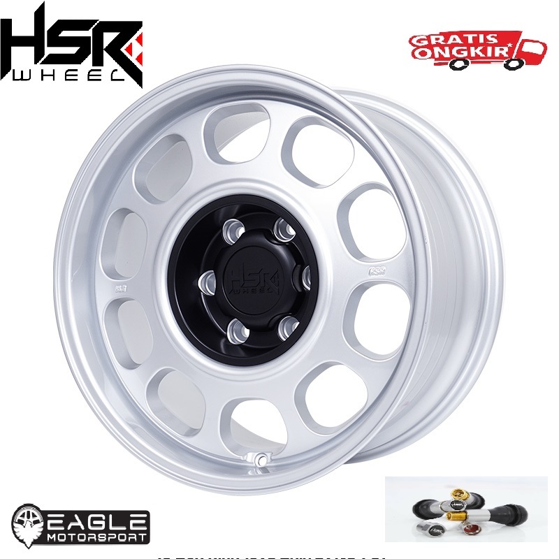 VELG MOBIL R18 RING 18 ORIGINAL HSR KLG UNTUK PAJERO FORTUNER TRITON HUMMER