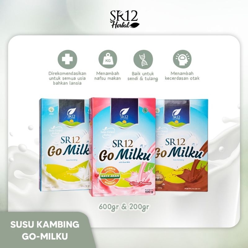 

SR12 - Go Milku | Susu Kambing Etawa untuk Kesehatan & Daya Tahan Tubuh