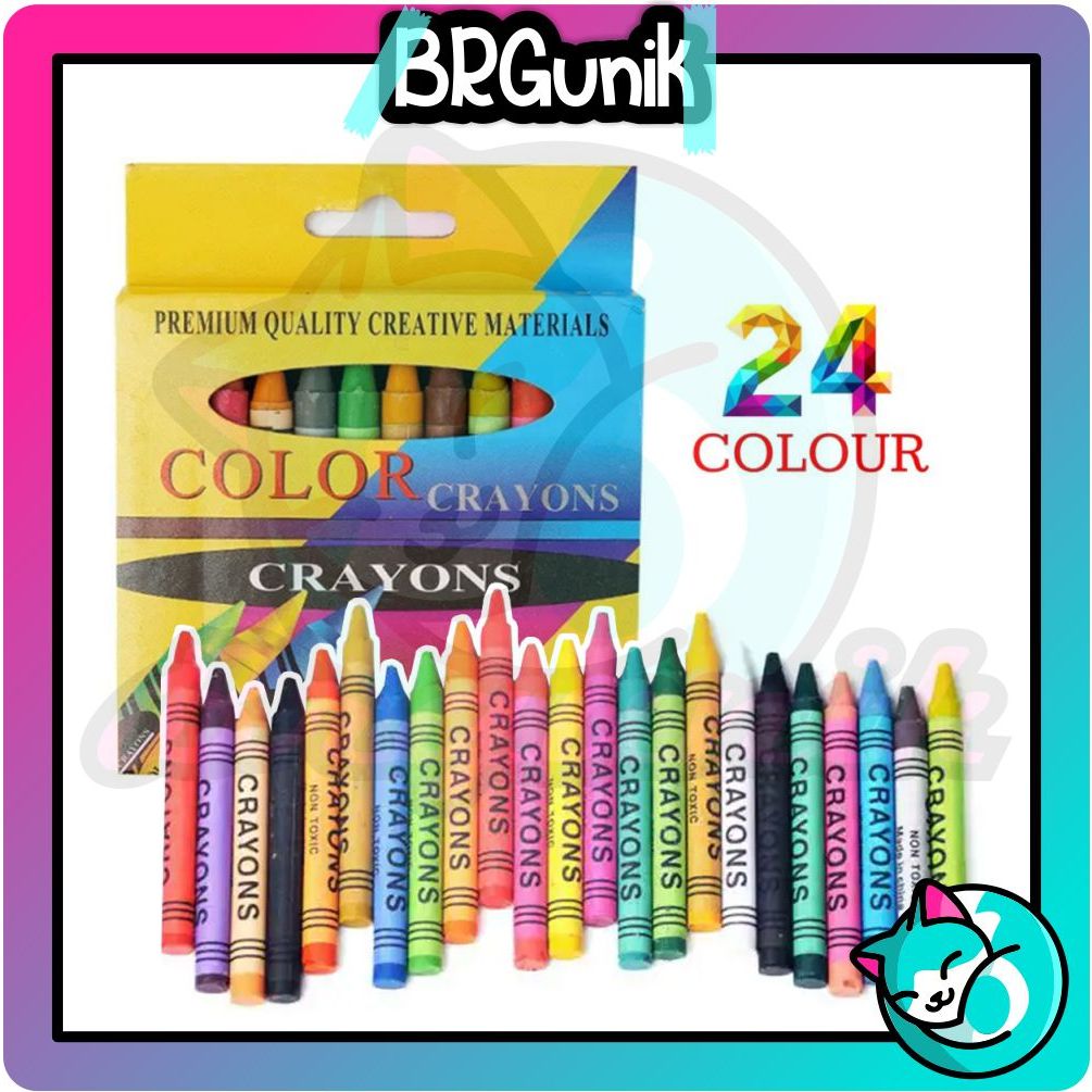 

BRGUNIK PENSIL CRAYON ISI 24 WARNA / PENSIL WARNA GAMBAR 24PCS / CRAYON SET ANAK 24 ART SET / ARTSET 24 PCS / PENSIL KRAYON ANAK MURAH S096