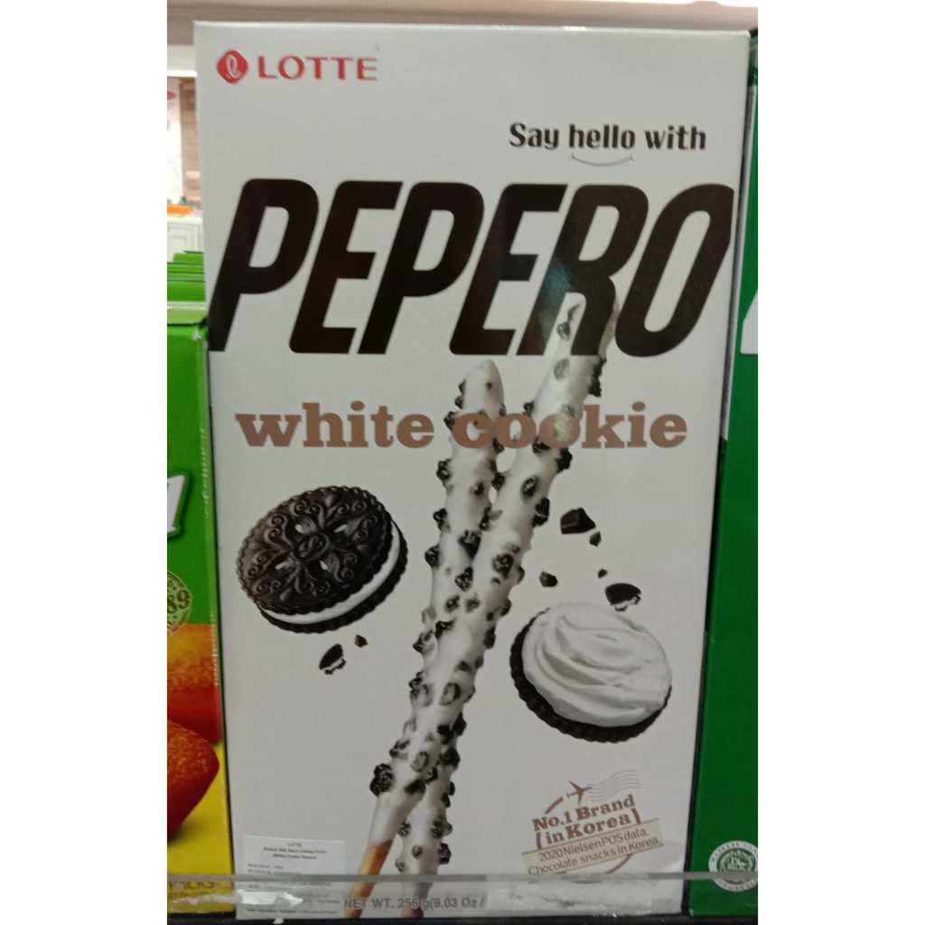 

Lotte pepero white cookie 256g