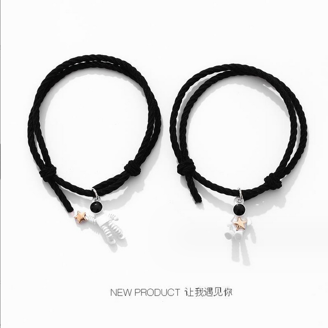 A015 Gelang Astronot Couple Bintang Dino Lucu Kapelan Sama Pacar Besti 3 Sahabat Korea