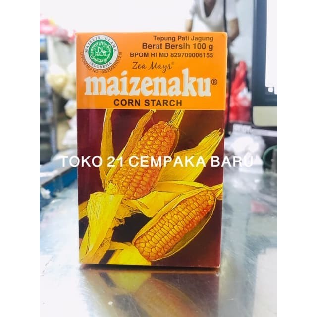 

Maizenaku Tepung Pati Jagung 100 gram | Tepung Jagung Maizenaku Corn 100g Murah Promo