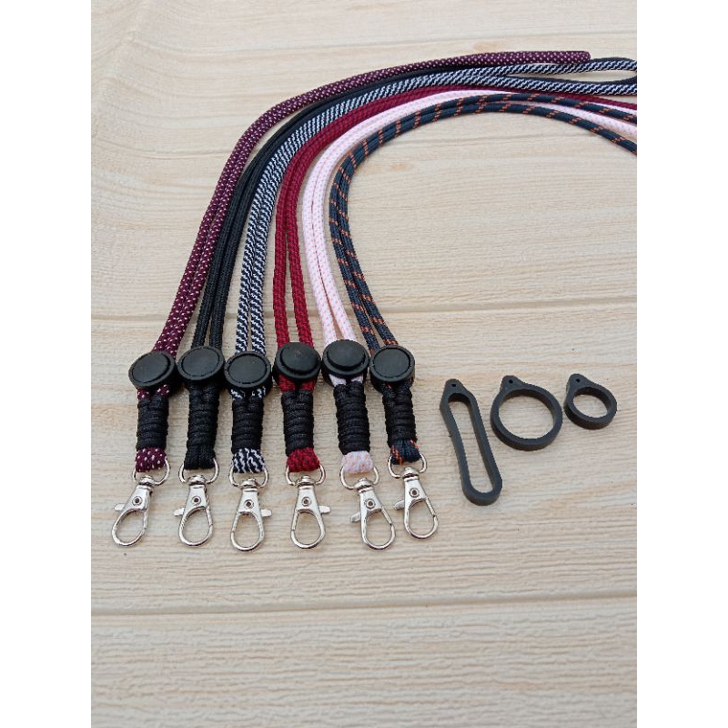 

ID TALI LANYARD GANTUNGAN HP MULTIFUNGSI FREE KARET 3 PCS