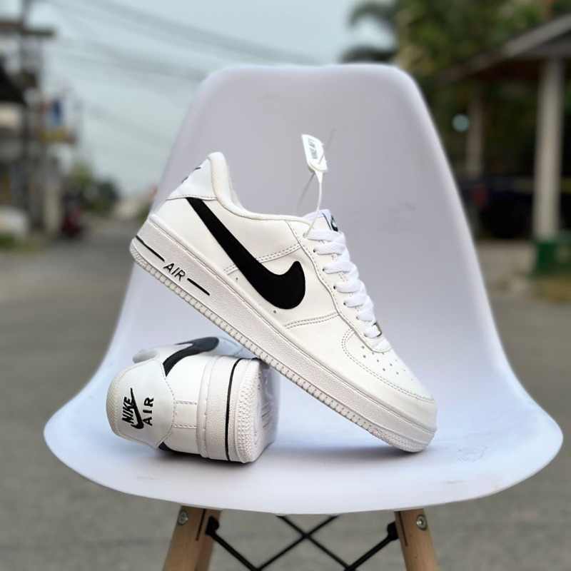 Sepatu Sneakers Pria & Wanita Nike Air Force 1 One Full White Putih - Sepatu Pria Putih Polos