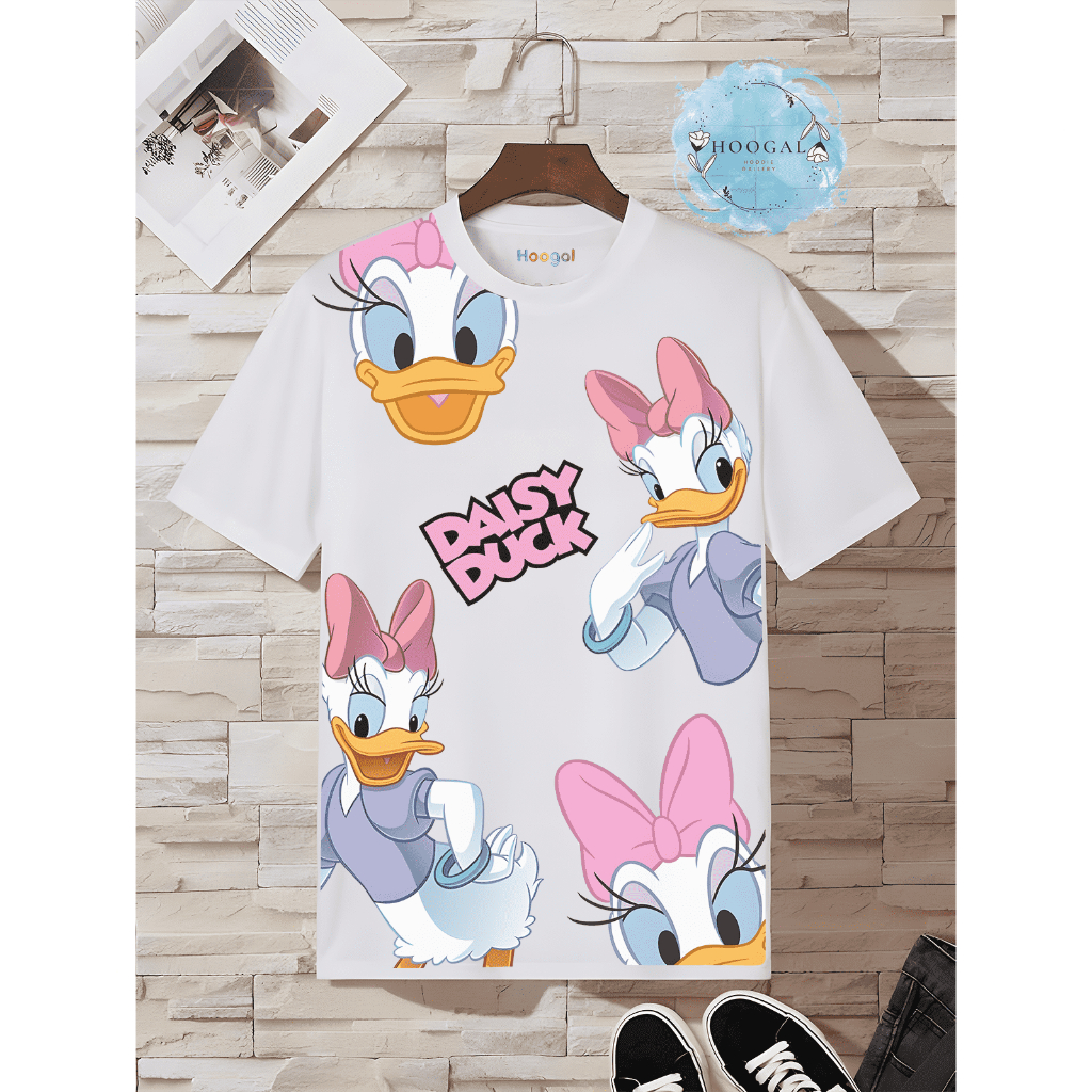 Hoogal Kaos Motif Daisy kaos Distro 20s Sablon DTF