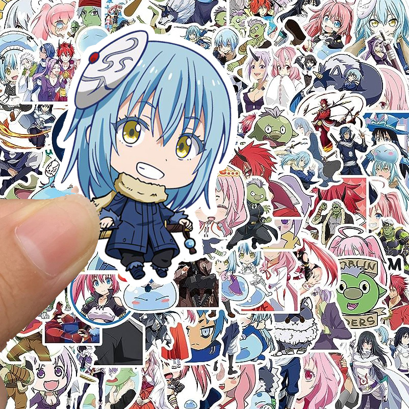 

Stiker Anime Tensei Shitara Slime Datta Ken/Rimuru isi 25 pcs