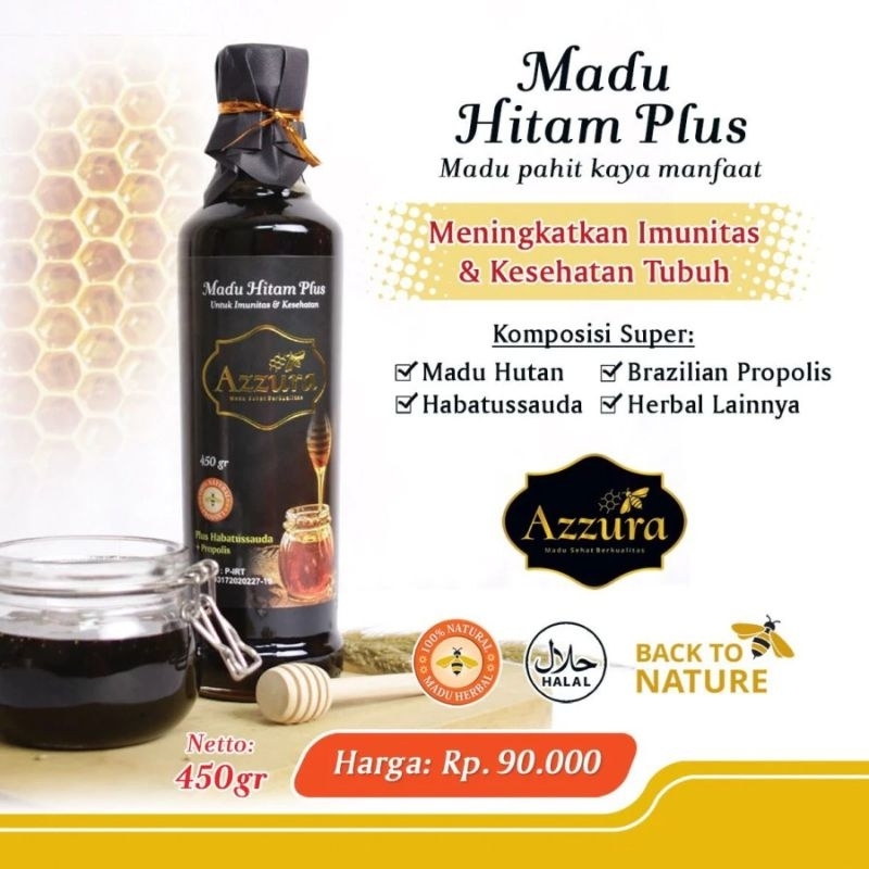 

Madu Azzura Asli - Madu Hitam Plus