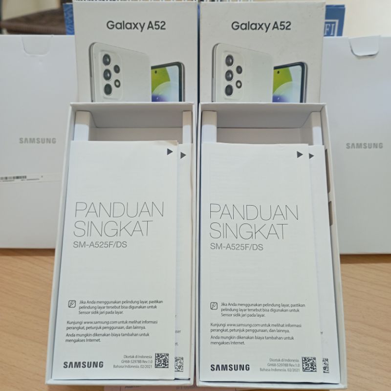 Dus Box Samsung A52 Putih SEIN Original