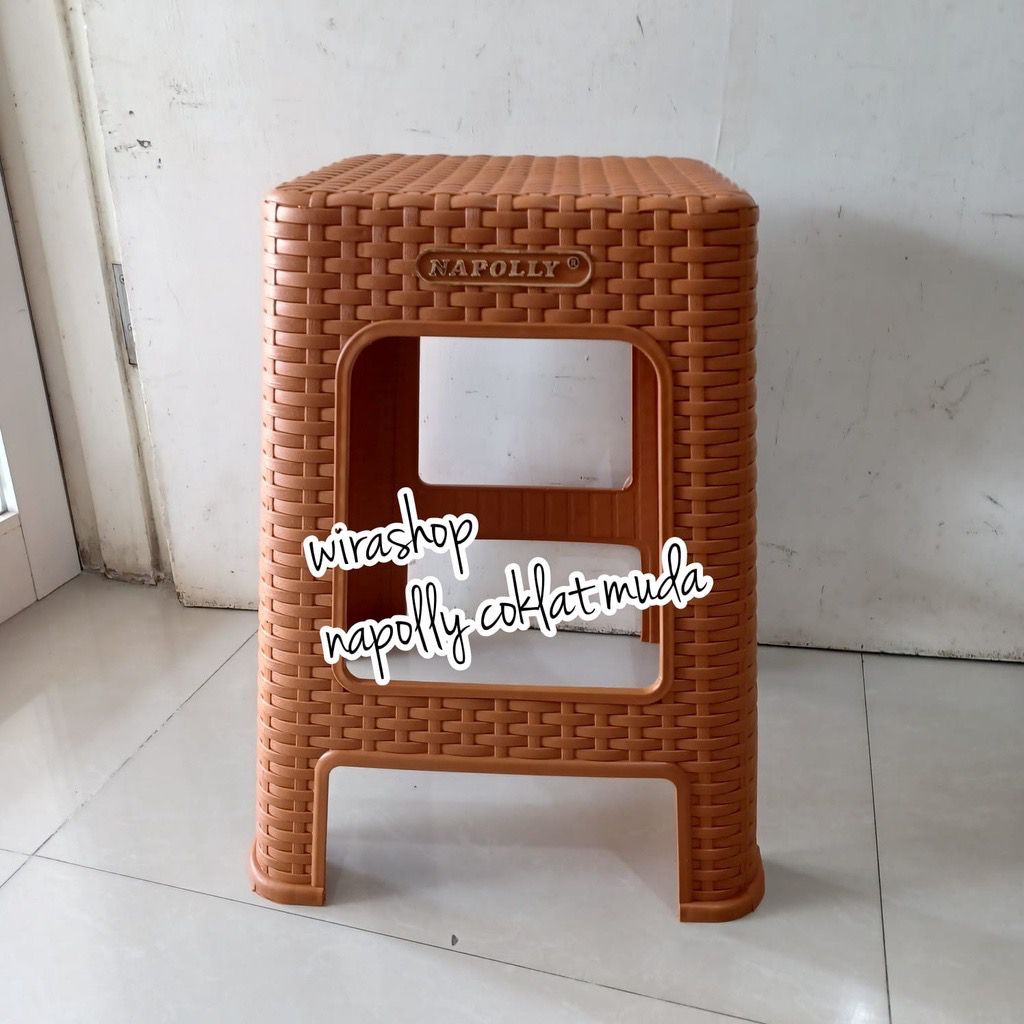 Kursi Bakso/Warung Rotan Napolly kursi bakso plastik kursi plastik 3r3 khusus luar kota (12pcs)