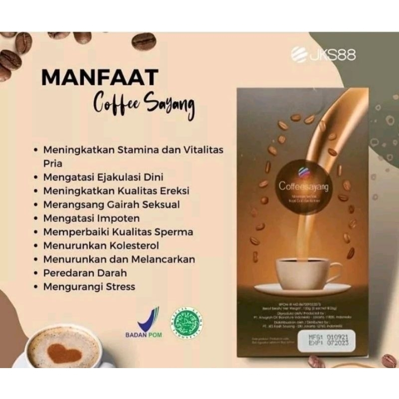 

NEW PROMO KOPI SAYANG PENAMBAH STAMINA PRIA