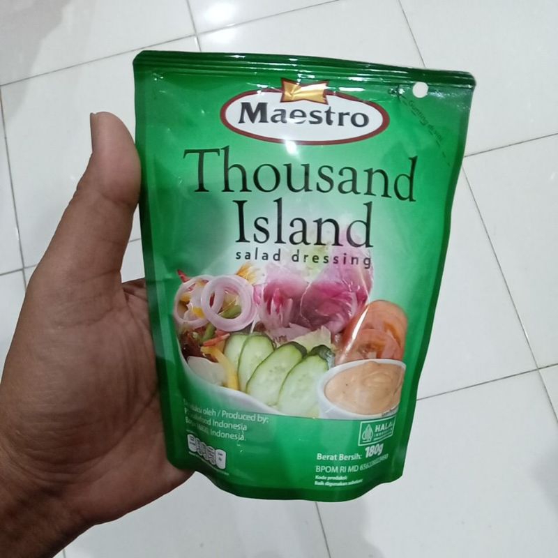 

Mahbubah - Maestro 180 g Thousand Island Salad Dressing Refil