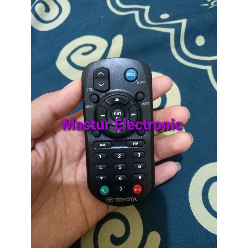 REMOTE REMOT DVD TAPE MOBIL TOYOTA P5600-0DA07 ORIGINAL ASLI