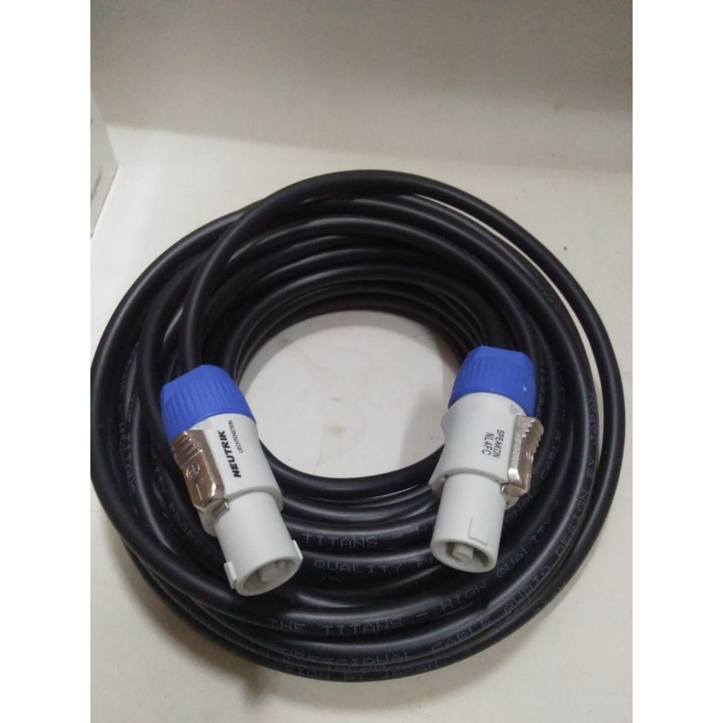 Kabel Audio Speaker - TITANS 2 x 1.5 mm - Jack Speakon NEUTRIK - 15 meter