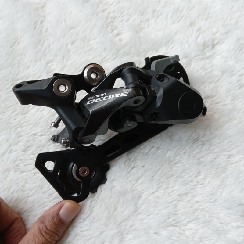 RD Shimano Deore GS M6000 Medium Cage Lock Japan 10 Speed Seperti Baru