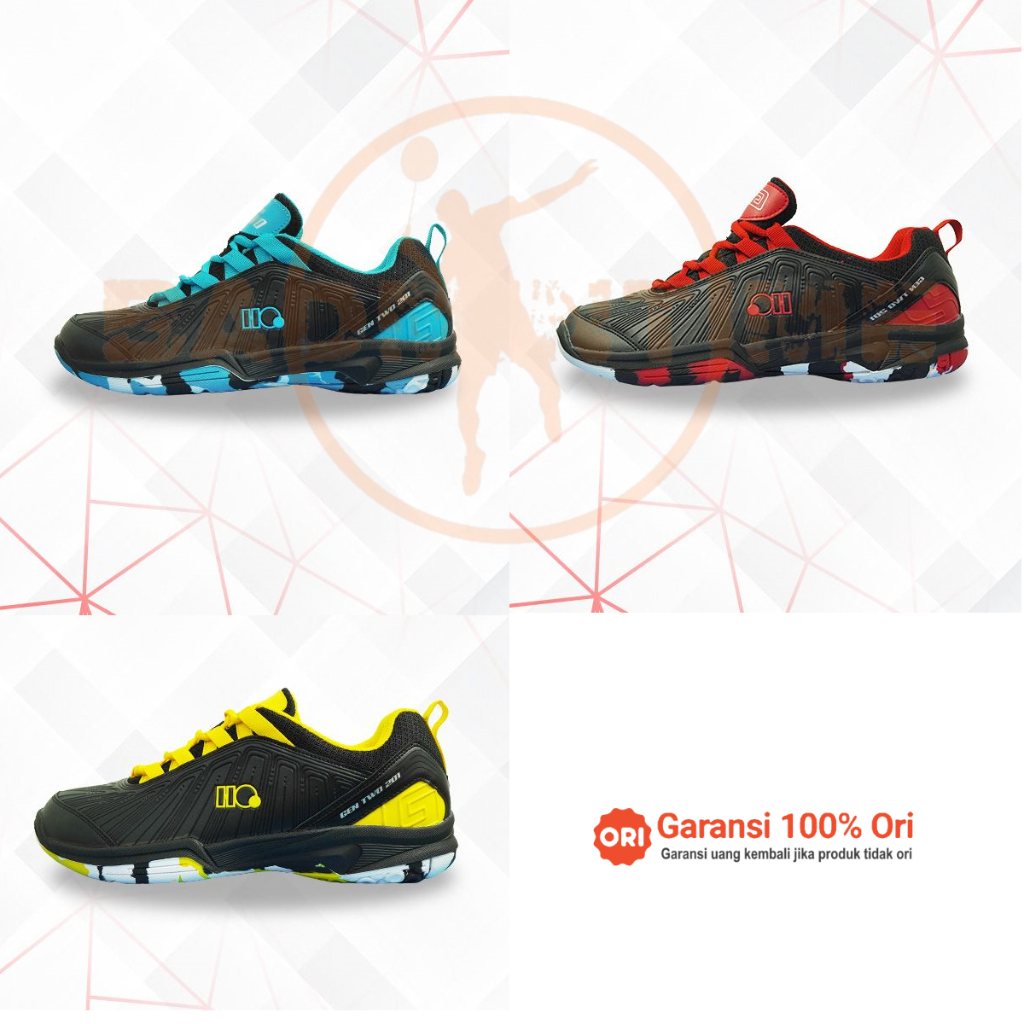 Sepatu Badminton Hi-Qua G Two G2 Gen Two GTwo Shadow Hiqua