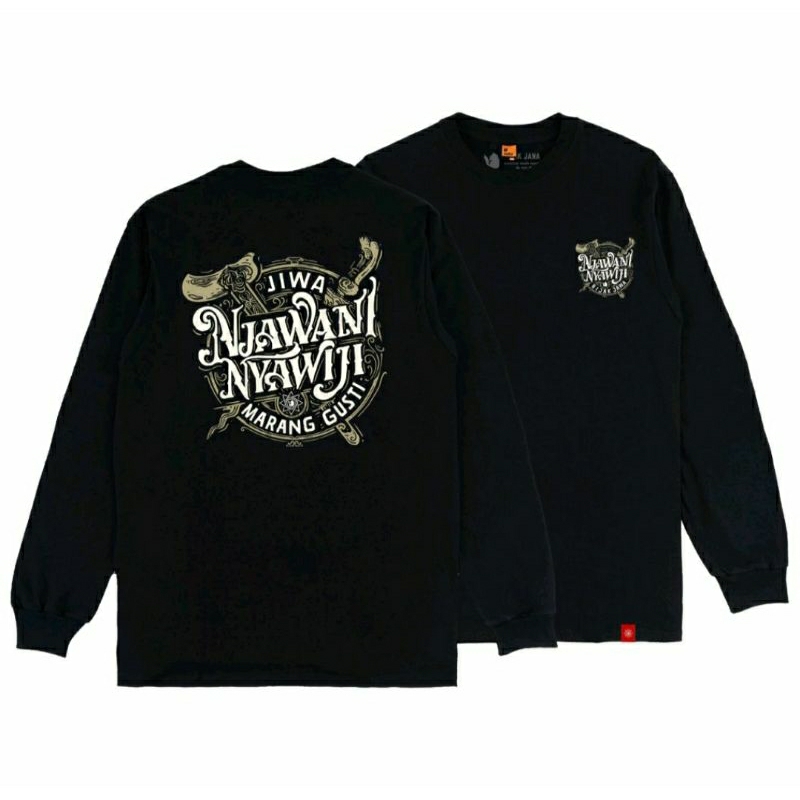 Kaos Bijak Jawa Jiwa Njawani Lengan Panjang