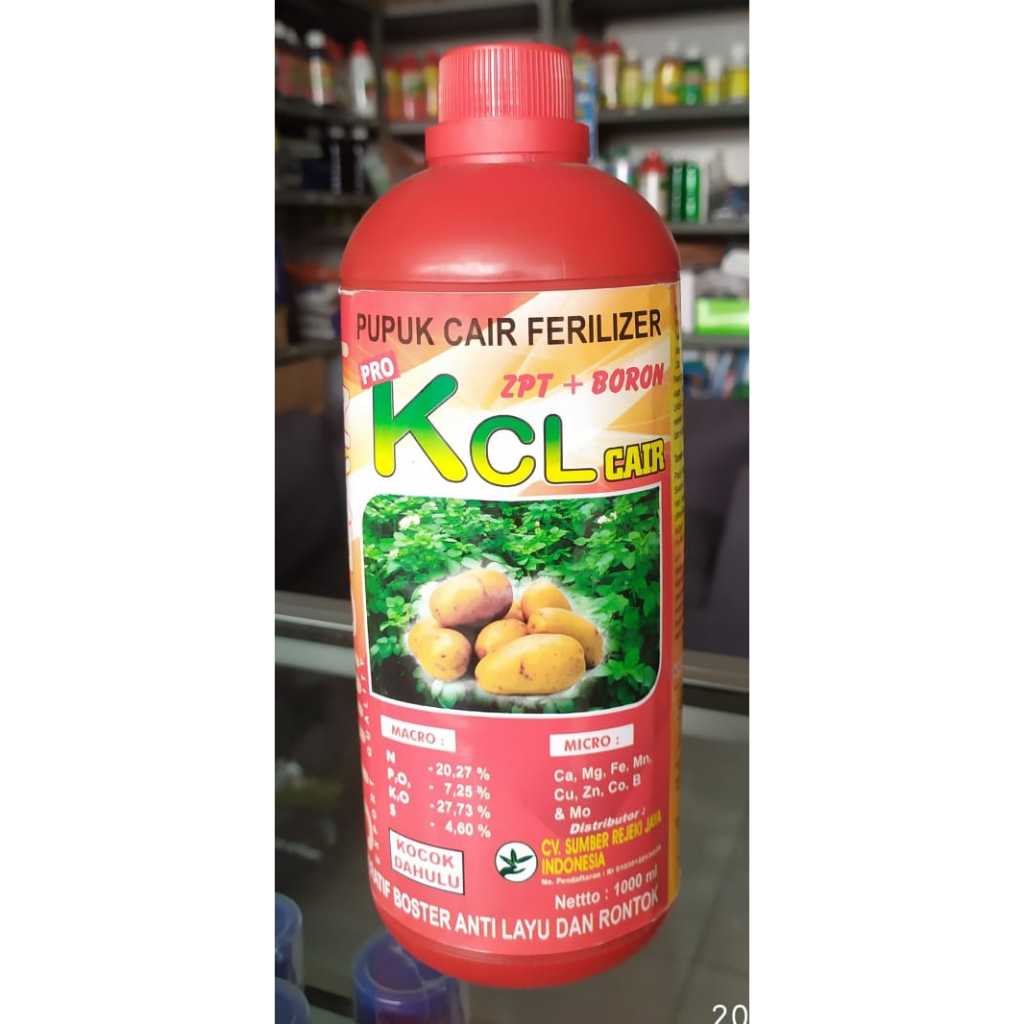 PUPUK CAIR FERTILIZER - BIO KCL - 1liter - pupuk buah pupuk daun lengkap