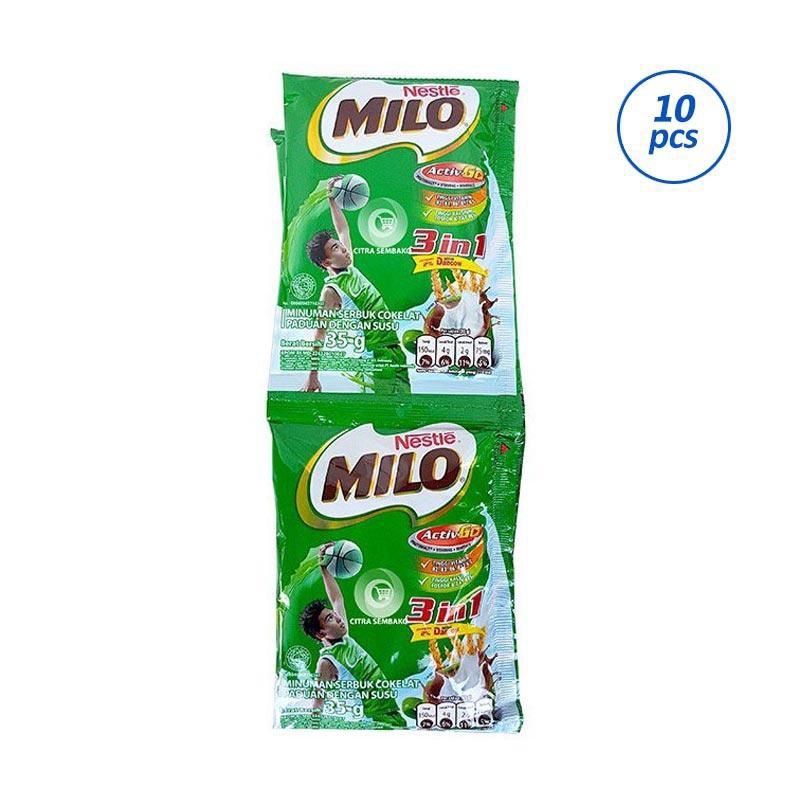 

MILO 3 IN 1 sachet 10x34gr/milo bubuk/SUSU bubuk