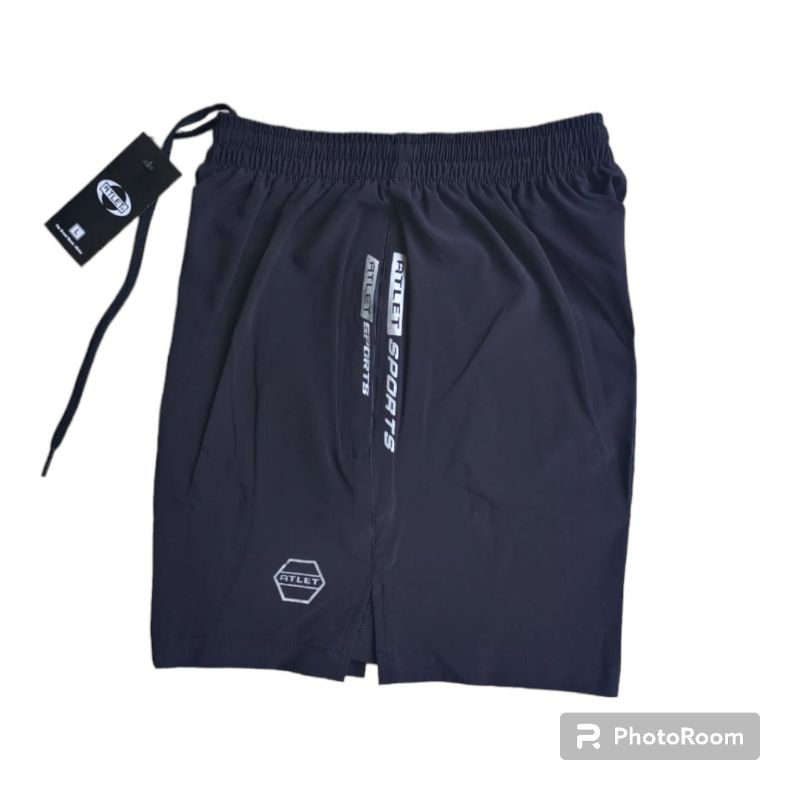 Celana olahraga pria lari running parasut volly pendek