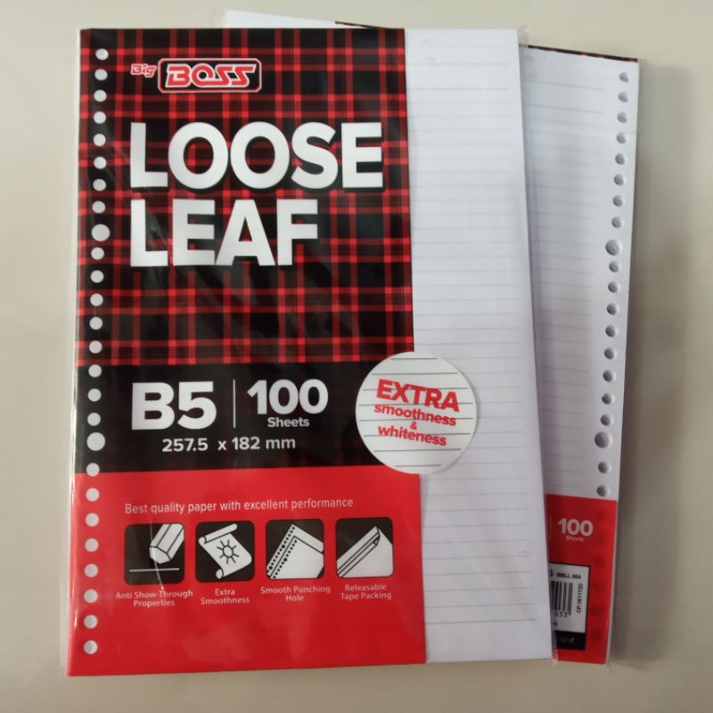 

KERTAS BINDER B5 ISI 100