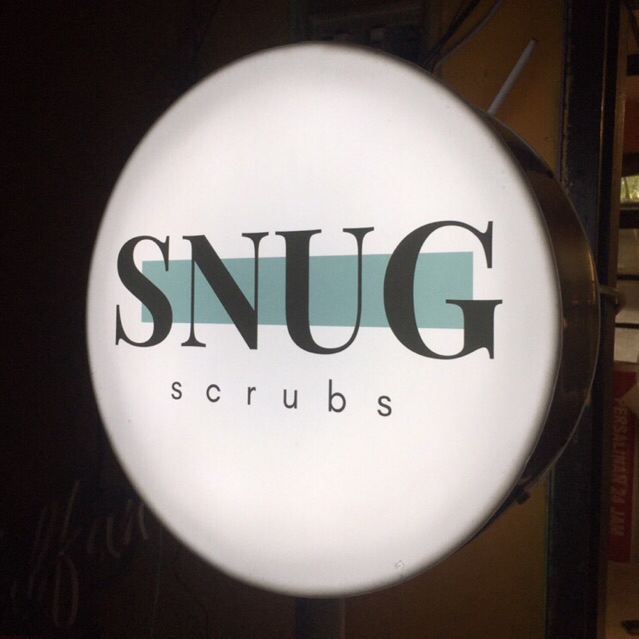 [BISA COD] NEON BOX BULAT AKRILIK DUA SISI | NEON BOX BULAT UNTUK EVENT NYALA DEPAN BELAKANG