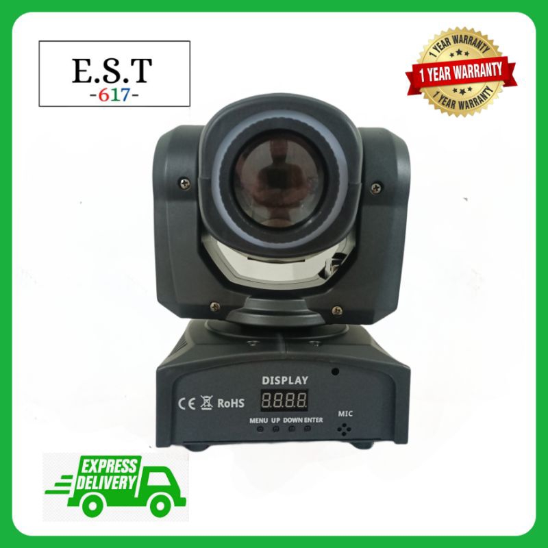 Lampu panggung lighting mini moving head LED 60 Watt gobo color
