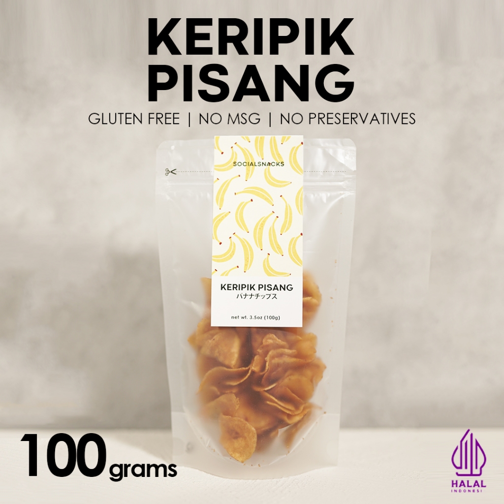 

Keripik Pisang Garam Laut - Seasalt Banana Chips 100gr