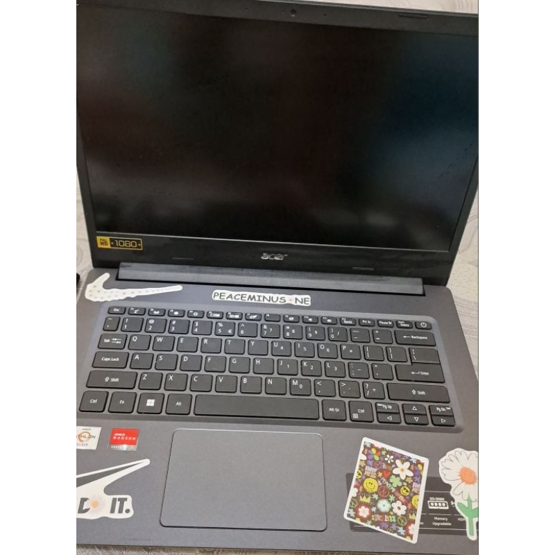 laptop acer ASPIRE 3 A314-22 AMD ATHLON SILVER 3050U BEKAS