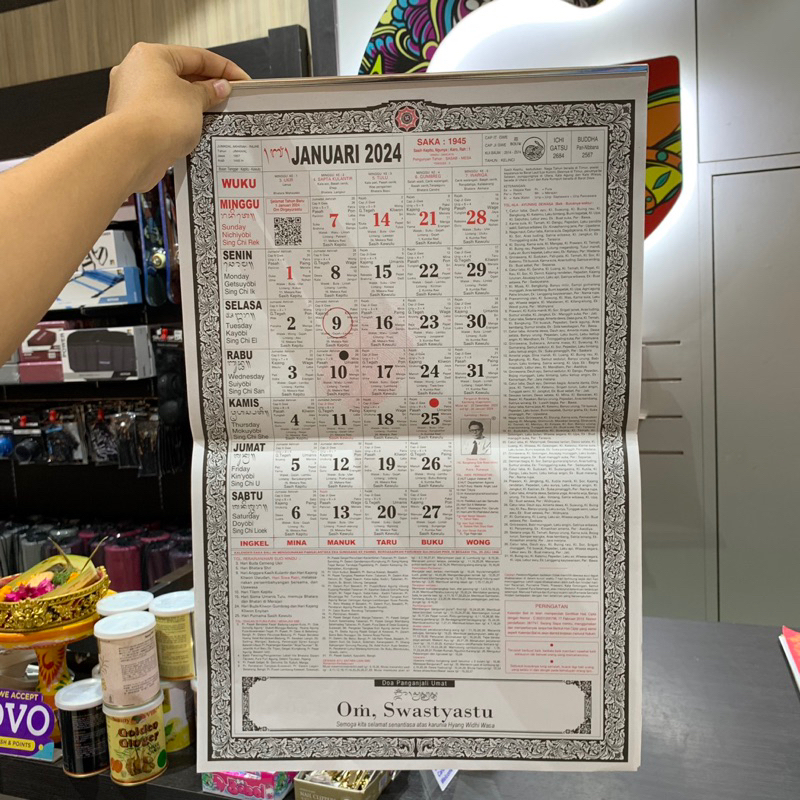 

Gramedia Bali Galeria - Kalender Dinding 2024 Bambang Gede Rawi