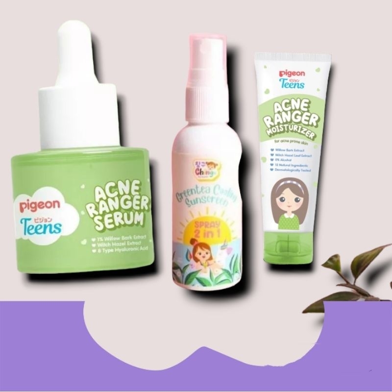 Pigeon Sepaket Basic Skincare Anak Anak Remaja Perempuan Bpom