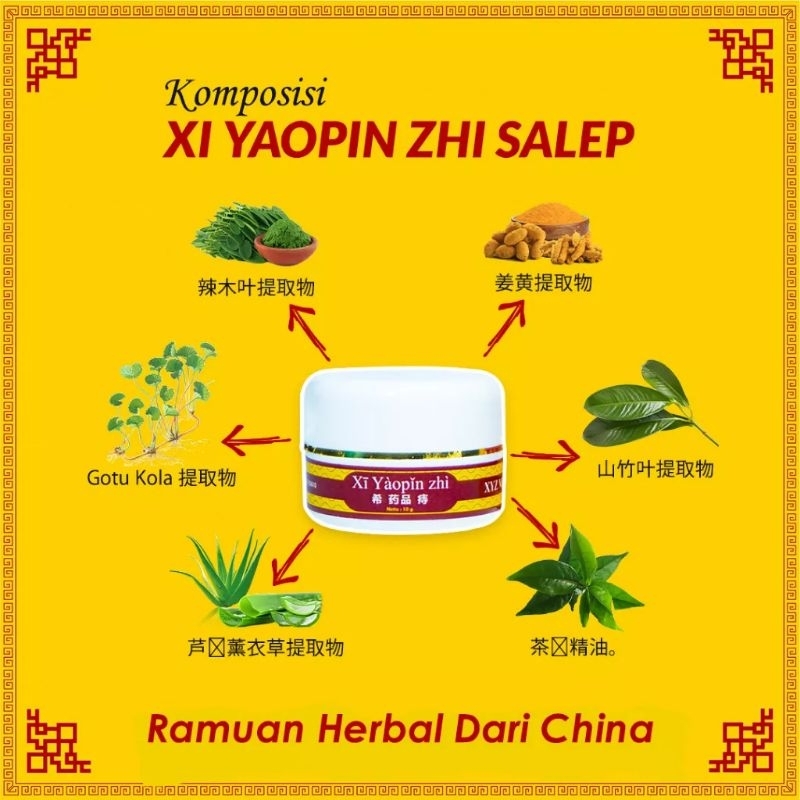 XI YAOPIN ZHI Salep Cream Wasir Ambeien Ambeyen Xi Yaopin Zhi Original Stadium 1-4