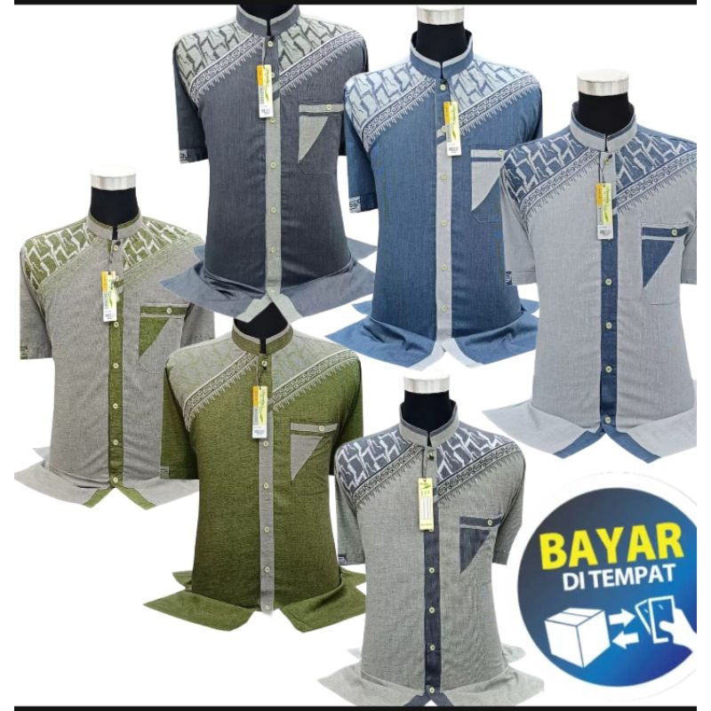 Baju Koko  pria Dewasa  Koko Lengan pendek koko keren Premium Koko Terbaru 2023 Koko Baju