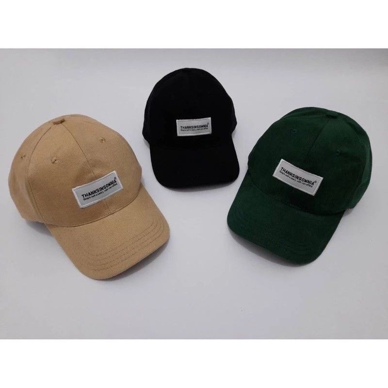 Topi Baseball Bordir Thanksinsomnia / Topi Distro Thanksinsomnia Pria Wanita