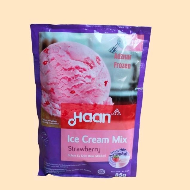 

Haan Ice Cream Mix/chocolate/ stroberi/ vanilla/ bubuk ice cream murah