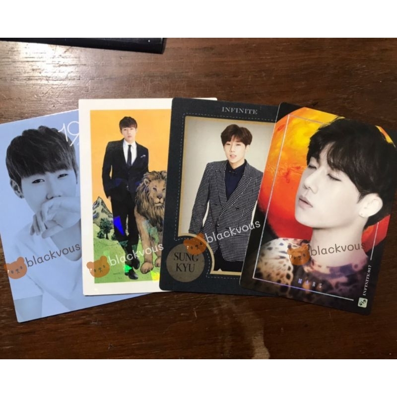 (Baca Deskripsi) Infinite official star cards collections kim sunggyu sungkyu