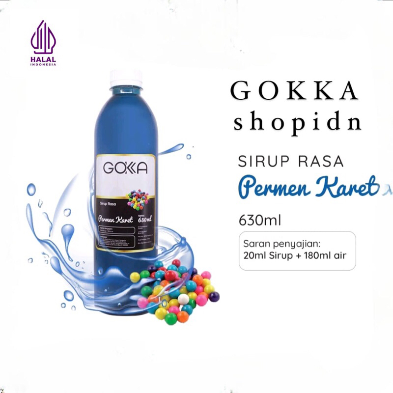 

Sirup Gokka Permen Karet 630ML - Gokka Syrup Bubblegum 630ML [GOKKA SYRUP 630ML]