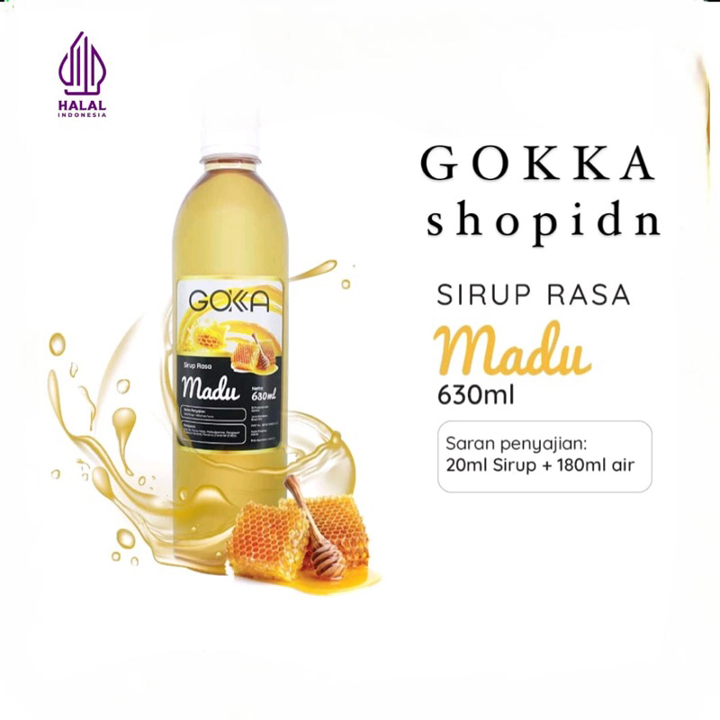 

Sirup Gokka Madu 630ML - Gokka Syrup Honey 630ML [GOKKA SYRUP 630ML]