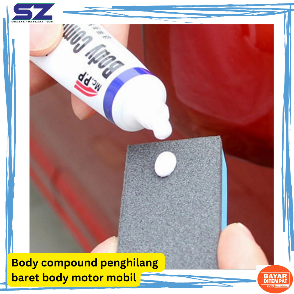 Body compound kompon penghilang baret body motor mobil repair kit