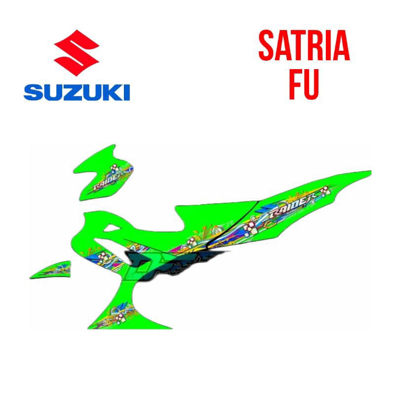 STRIPING TRANSPARAN HOLOGRAM SATRIA FU BARONG