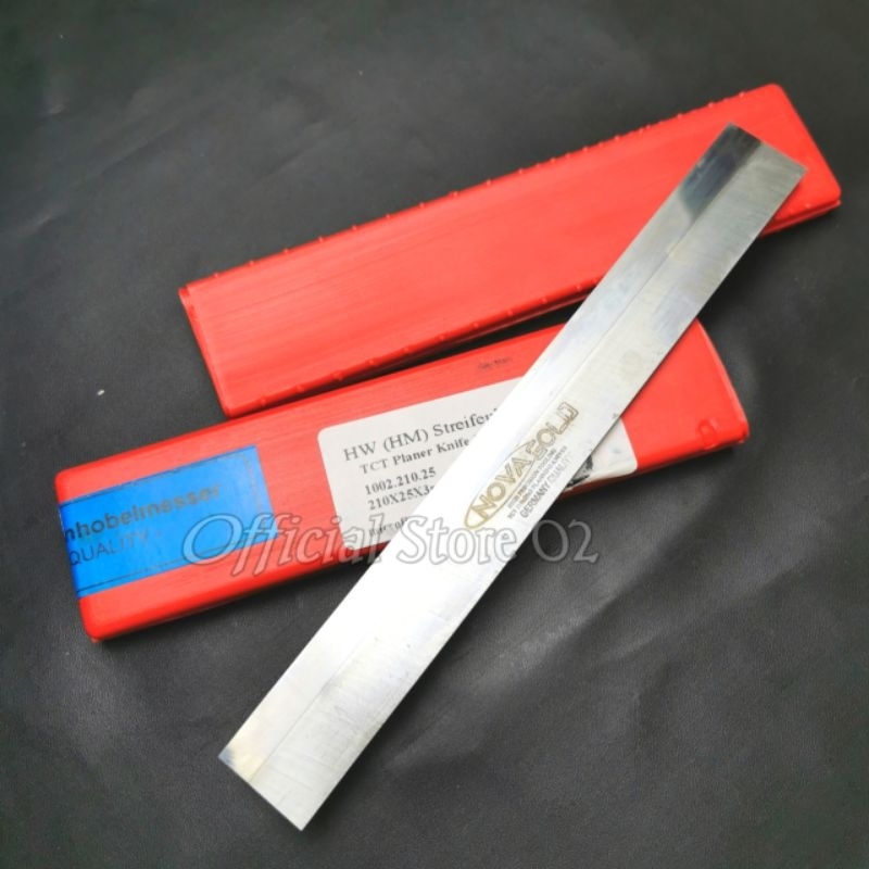 Mata Pisau Serut Planer TCT 210×25×3 mm Nova Original Pisau Planer TCT 21cm Germany