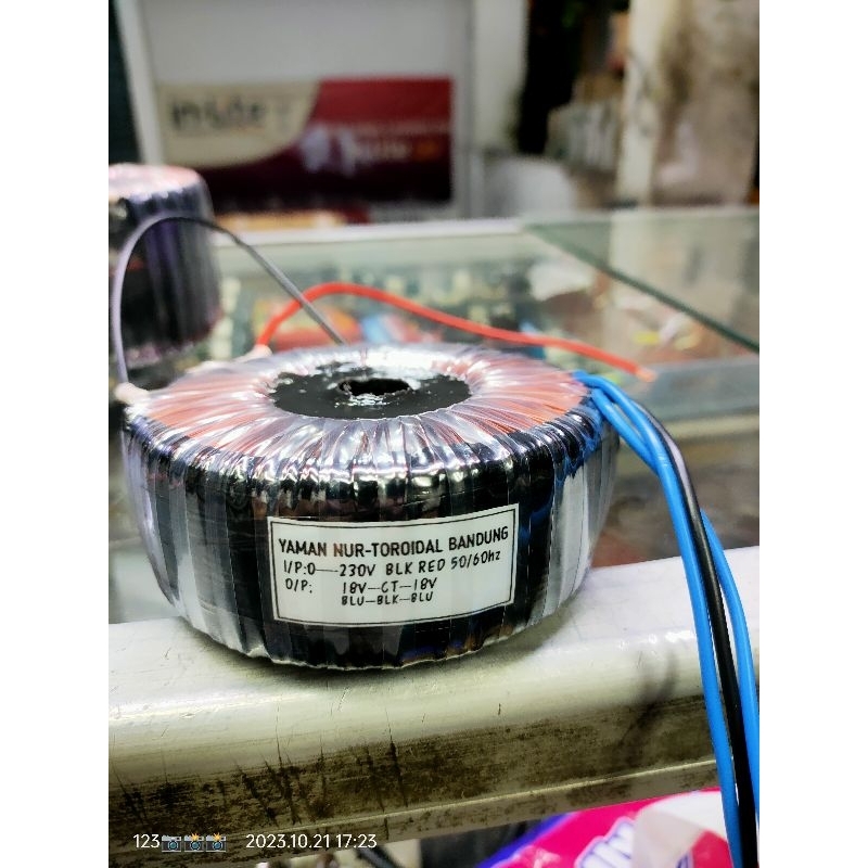 TRAFO TOROIDAL MIXER DLL.18V CT 18V 3A