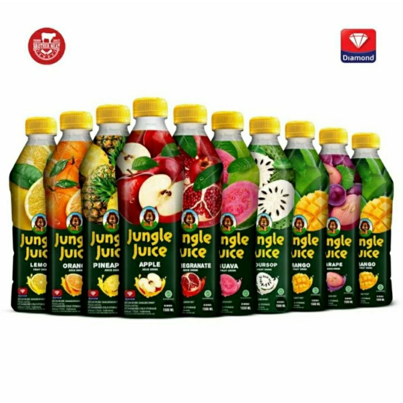 

Jungle juice 1,5L apel/mangga/jeruk