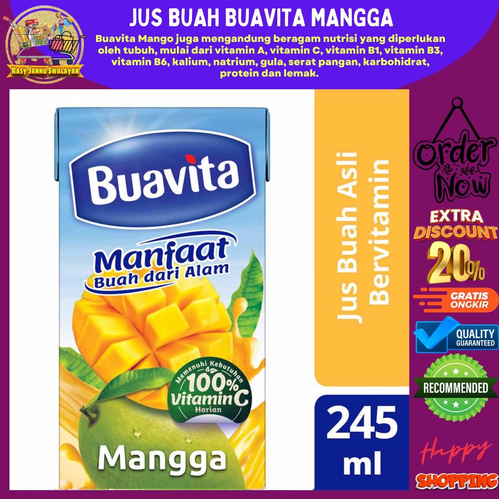 

BUAVITA MANGO 250 ML - JUS